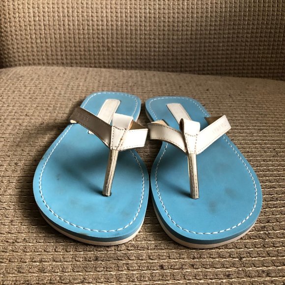 Dsquared2 Men\'s Aqua/White Leather Straps Sandals main image 10